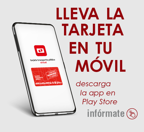 Lleva la tarjeta en tu móvil (descarga la app en Play Store)